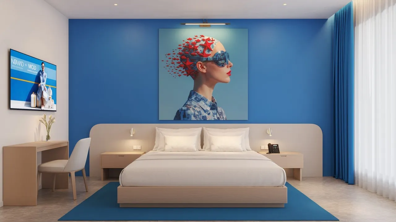 Suite king de NOMAD, render actualizado